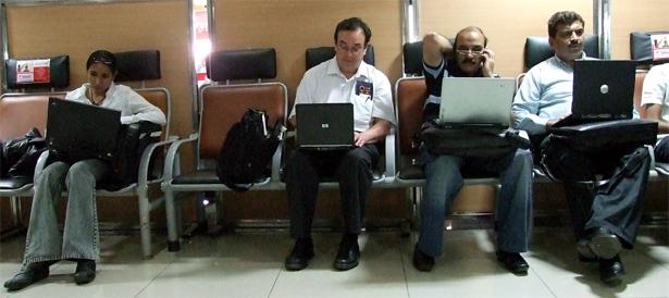 Pune Airport, India. 2007